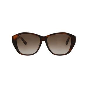 Saint Laurent Round-Frame Acetate Sunglasses Brown Womens